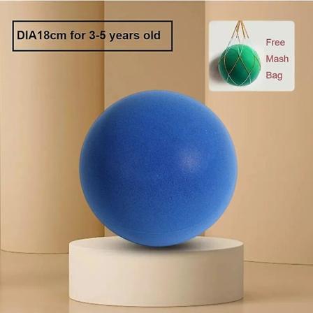 24 cm størrelse 7 stille basketball som spretter høyt, lydløs ball, basketball, sportsspill, bursdagsgave til barn, julegave Db blue 18cm