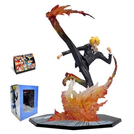 Vakkert animert One Piece action-dukke Vince Mok Sanji 1