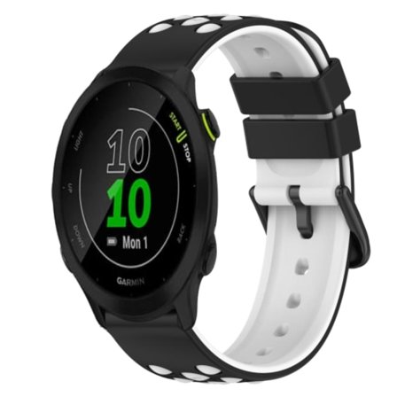 För Garmin Forerunner 55 20mm tvåfärgad watch