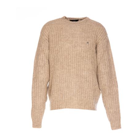 Represent, Round-neck Knitwear Beige, Heren, Maat:S