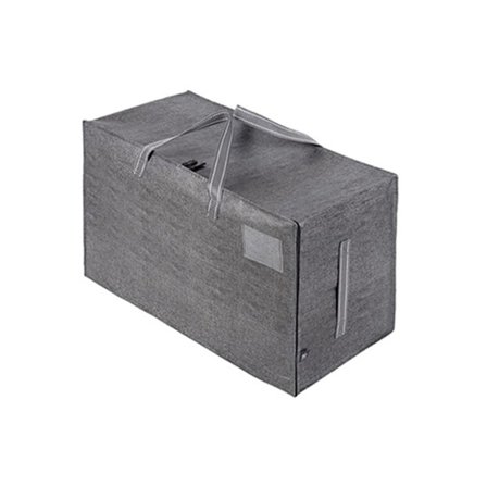 Pakke med 4 ekstra store flytteposer, lynlåslukning, kraftige opbevaringsposer, alternativ til papkasser, tøjopbevaringspose, rejsetasker, etiketlomme