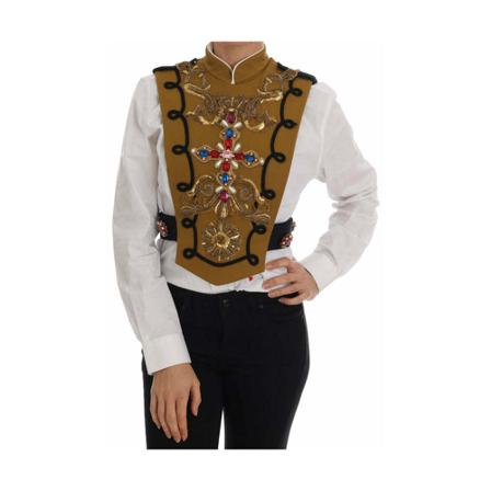 Dolce & Gabbana Vests , Geel , Dames , Maat: S