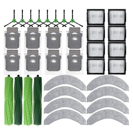 Til Combo J7+, J9+ Reservedele Tilbehør Hovedsidebørste Hepa Filter Mop Støvposer(Som vist)