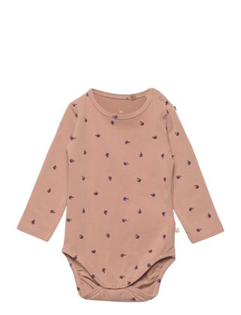 Tnsdawn Basic L_S Body Bodies Long-sleeved Rosa The New