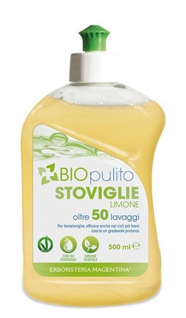 Biopulito Stoviglie Detersivo Liquido Al Limone 500ml