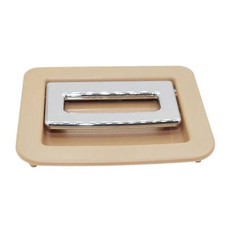 Bilinteriør Reservedæk Cover Håndtag Bagagerum Tæppe Håndtag Elektropletteret Håndtag kompatibel Porsche Cayenne 2011-2017 Beige+d FOM