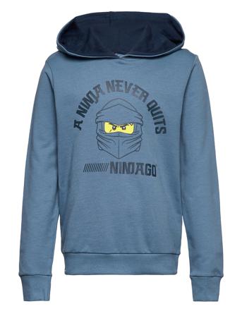 M12010373 - Sweatshirt W Hood Blue Lego Wear