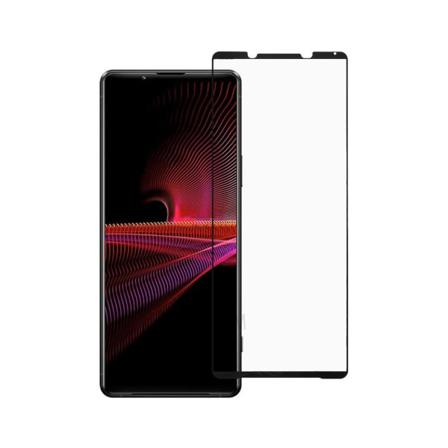 Skärmskydd Sony Xperia 1 Iii 5g - Härdat Glas Svart (miljö) Svart