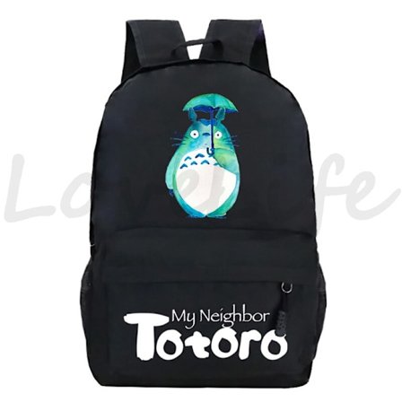 Naapurini Totoro -reppu Anime -reppu Opiskelija Cartoon School Bag V