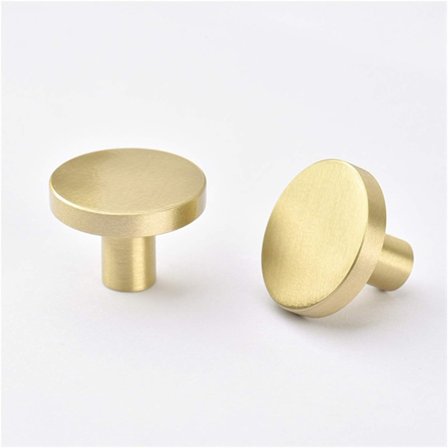 Dørhåndtag med Lås Guld Massiv Messing Skuffe Kommode Køkkenskab - Perfekt