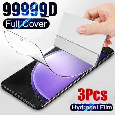 3-pack Hydrogel Film Skärmskydd För Samsung Galaxy S24 S23 S20 S21 S22 Ultra Plus FE Note 20 9 8 10 A51 A52 A53 A54