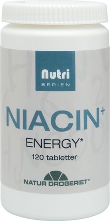 Natur Drogeriet Niacin+ Energy 120 kaps, Helse & Madvarer, B-vitamin, B3 Vitamin