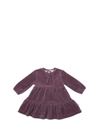 Dress Velour, Dark Rose Dresses & Skirts Dresses Partydresses Liila Smallstuff