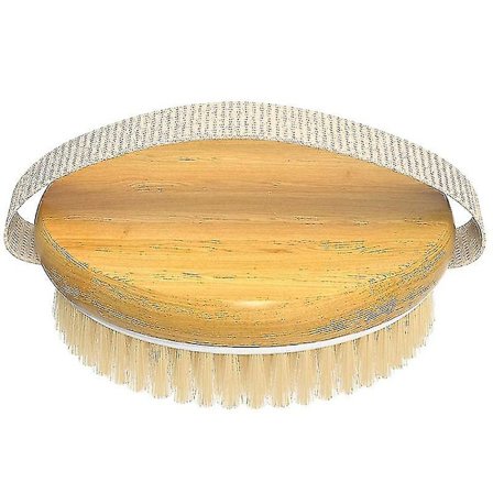 1 pakke tørr kroppsbørste, dusjbørste våt og tørr børsting, tørr børste for cellulitter og lymfe, Bo