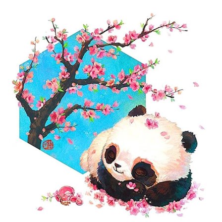 30 x 40 cm, Panda Diamond Painting Diamond Broderi Målning Ca