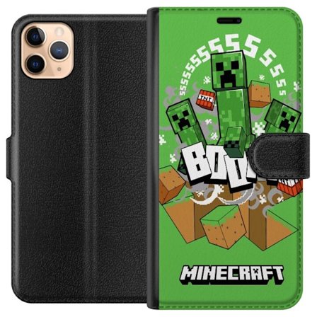 Kompatibelt Plånboksfodral till Apple Apple iPhone 11 Pro Max Minecraft Boom