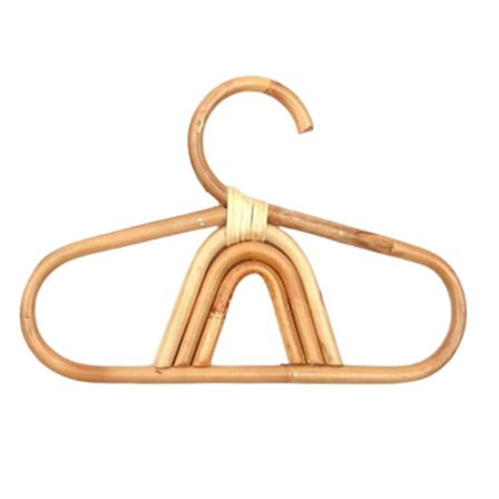 Lasten henkari sateenkaari kuu aurinko design liukumaton rottinki huivi vaatteet ripustus teline kaappiin