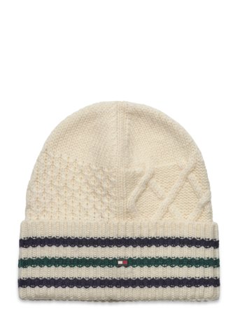 Tommy Hilfiger | Th Flag Cable Knit Beanie | ONE SIZE