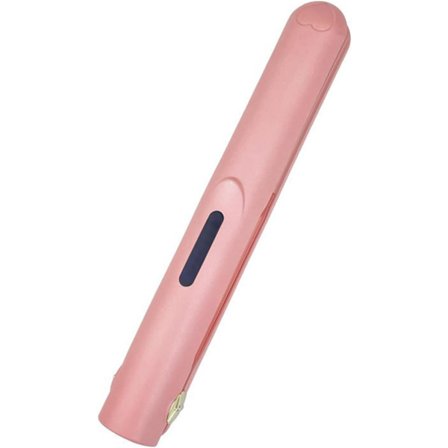 2-i-1 Glattejern & Krøllejern, USB Genopladelig Trådløs Glattejern, Mini Bærbar til Rejser, 3-Temp Justerbar, Keramiske Plader