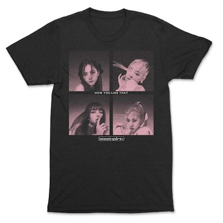 BlackPink Unisex Adult How You Like That Bomull T-Shirt XL Svart