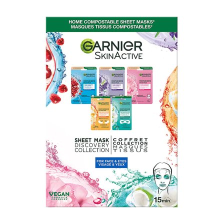 Garnier SkinActive Tissue Mask Discovery Collection, Gaver, Gaver, Julegaver