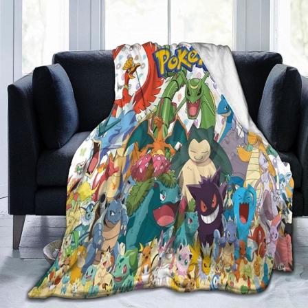 Demon Slayer Hooded Blanket Nyhet Skräckfilmer Titta på Protecting Blankets Game Play Tricks Filtpaket Hooded Blanket Mystisk spökefilt B 50x40in 