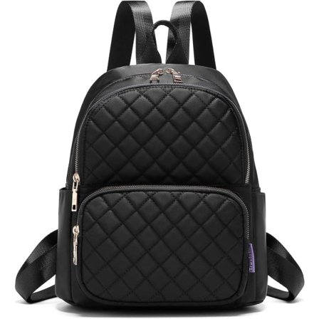 {CA} Ryggsäck Dam Mode Nylon Casual Ryggsäck Liten Dam Ryggsäck Anti, Svart