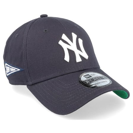 New Era - MLB Ble adjustable Czapka Z Daszkiem - New York Yankees Team Side Patch 9FORTY Navy/White Adjustable @ Hatstore