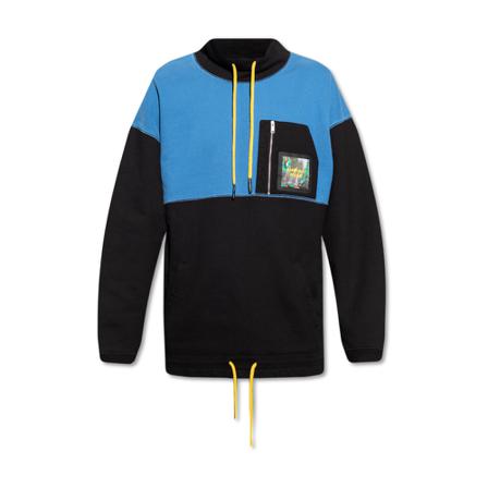 Ambush, Sweatshirt with Ambush Wksp patch Niebieski, Mężczyzna, Rozmiar: L