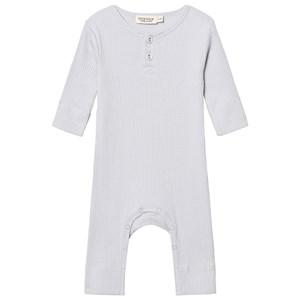 Kids - MarMar Copenhagen Pale blue Rib One-piece 2 Years/ 92 cm - All in ones - 2 years - Blue