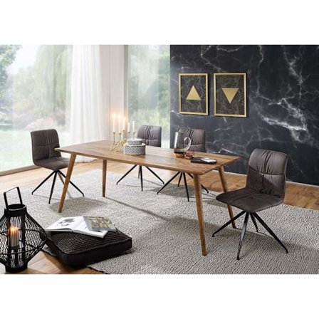 Rootz matsalsbord 180 x 80 x 76 cm Sheesham rustikt massivt trä