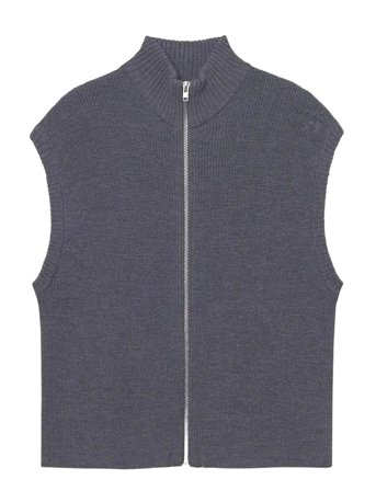 Rethinkit Studios | Wool Zip Vest Oslo | L