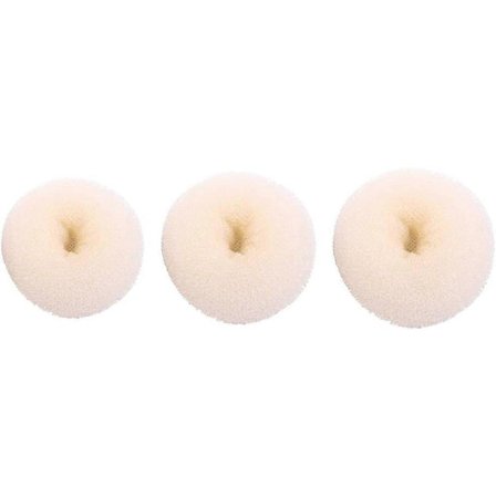 3 stk. Donut Bun Hårstyling Verktøy Chignon Maker (1 Stor, 1 Medium, 1 (FMY)