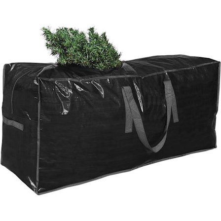 Kunstigt træ opbevaringspose fra | Perfekt til adskilt træ | 165 cm x 38 cm x 76 cm Juletræs opbevaringskasse | Juleopbevaringsbeholder med håndtag