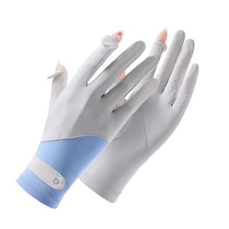 Damehansker Sykling UV-beskyttelse Sommer Anti-Solburn Thin A T