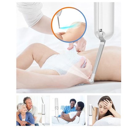 Anal dusch enema kit för män och kvinnor kolon rengöring, elektriska duschar med 3 hastigheter, 180ml