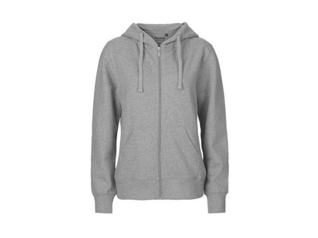 Neutral Hoodie zip O83301 dam grå XL - Lyreco - Arbetskläder > Arbetströjor > Hoodies och luvtröjor