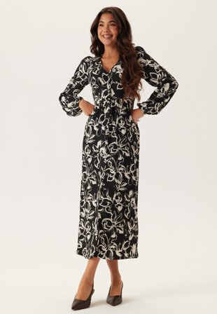 BUBBLEROOM-Structure Button Midi Dress-XL