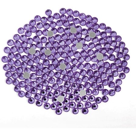 6000 st Violet Hotfix Strassstenar, SS10, 2,7-2,9 mm för Hantverk & Kläder