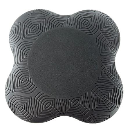 1 Pack Knäskydd Handled Anti-Slip Solid Color Protective Mat Yoga black One Size