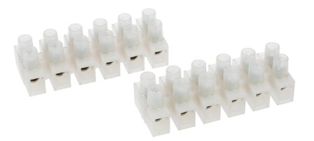 Nordic Quality Kabelklemme/sukkerbit for 2,5-6,0 mm² kabel, 2x6 poler