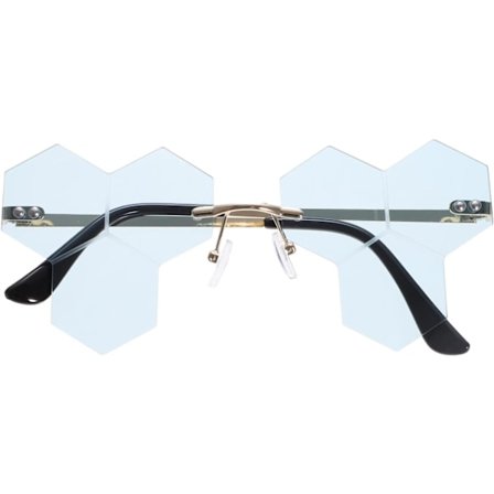 Herre Mote Briller 1 Par Mote Rammeløse Solbriller Uregelmessige