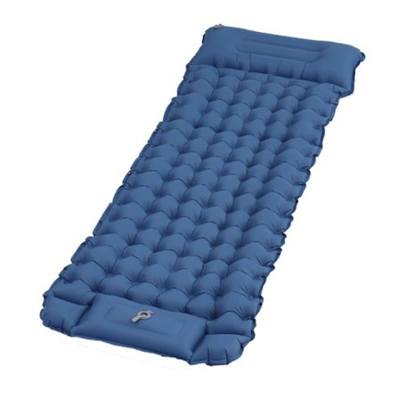 Selvopustende Liggeunderlag, Vandafvisende Campingmadras, Udendørs Ultralet Luftmadras med Fodpumpe_TF_TF