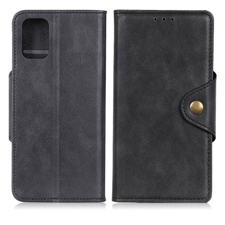 Alpha läder Samsung Galaxy M51 fodral - Svart