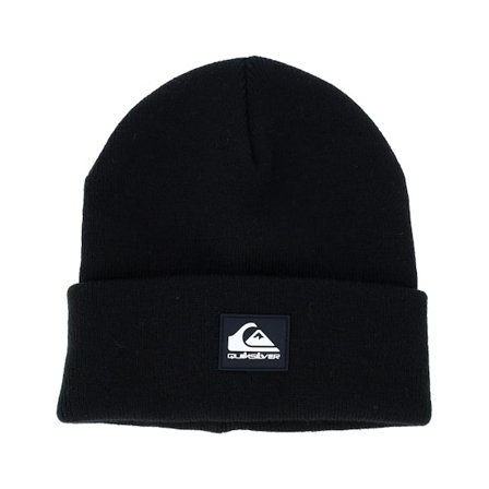 Quiksilver - Svart cuff Lue - Kids Brigade Beanie True Black Cuff @ Hatstore