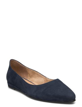 Woms Ballerina Ballerinasko Ballerinaer Blå Tamaris*Betinget Tilbud