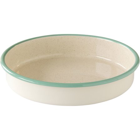 Kockums jernverk Rund ovnsform 28 cm, cream lux