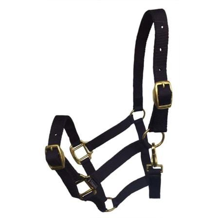 Shires Justerbar Horse Headcollar X Full Black