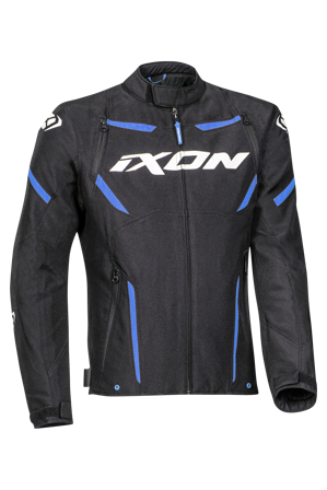 Motorradjacke Ixon Striker Schwarz/Weiß/Blau XL