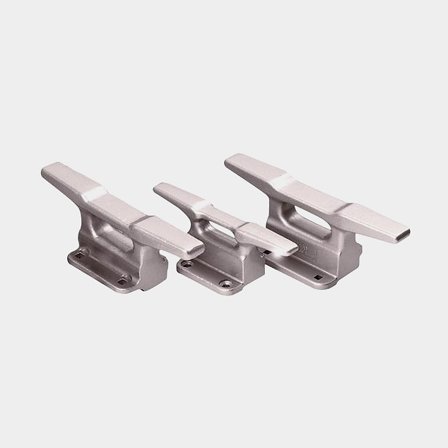 Knapi / pollari veneeseen, relingslist Nordic, alumiini, 245 mm, (C/C) 75 mm